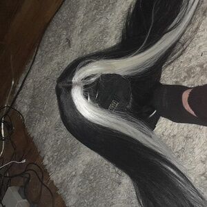 Hair blend synthetic hair wig